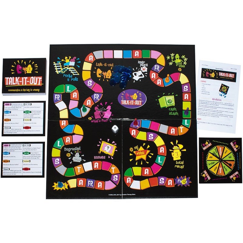 Creative Therapy Store Talk-It-Out: A Therapeutic Board Game Designed to Encourage Teens to Communicate - Image 1